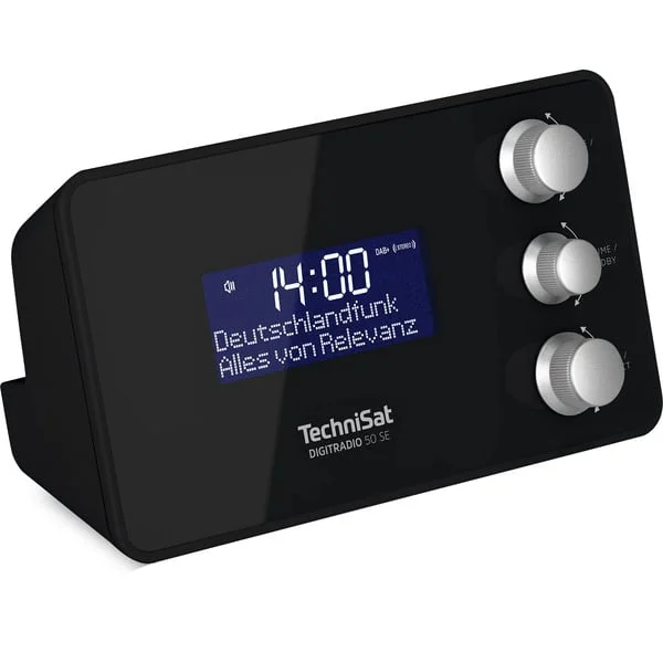 TechniSat DIGITRADIO 50 SE, Radiowecker (schwarz, Retail)