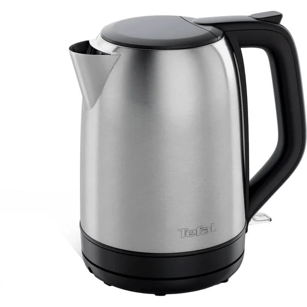 Tefal KO5S2DE Subito, Wasserkocher (edelstahl/schwarz, 2.400 Watt, 1 Liter)