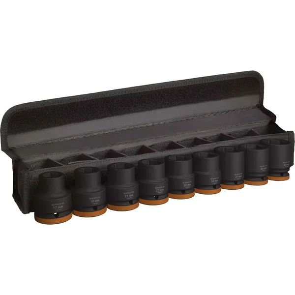 Bosch Professional PRO Impact Steckschlüsseleinsatz-Set 3/4", 9-teilig (schwarz, Standard)