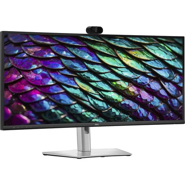 Dell P3426WEB USB-C-Hub-Konferenz-Monitor, LED-Monitor (86.6 cm (34.1 Zoll), schwarz/silber, WQHD, IPS, Webcam, Mikro, LS, USB-Hub, 100Hz Panel)