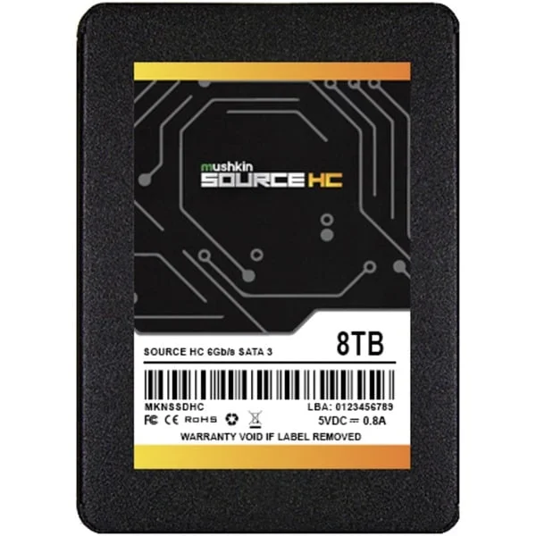 Mushkin Source HC 8 TB, SSD (schwarz, SATA 6 Gb/s, 2,5")