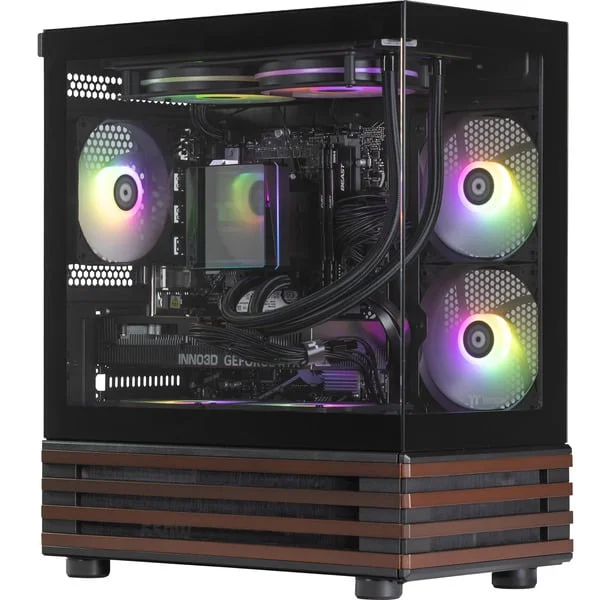Thermaltake LCGS View 170WS, Gaming-PC (schwarz/holz, Windows 11 Home)