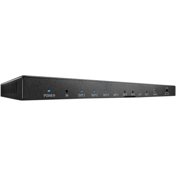 Lindy 8 Port HDMI 18G Splitter, HDMI Splitter (schwarz, HDR HDCP 2.2)