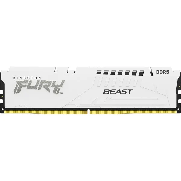 Kingston FURY DIMM 32 GB DDR5-5200 , Arbeitsspeicher (weiß, KF552C40BW-32, FURY Beast, INTEL XMP)