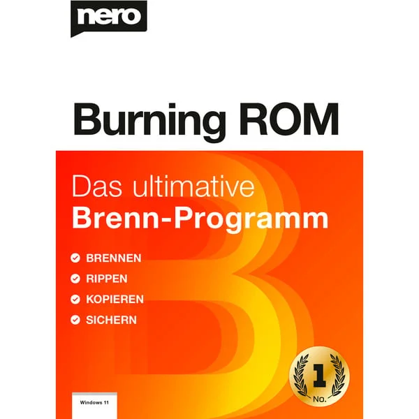 Nero AG Burning ROM, Recording-Software (Mehrsprachig, 1 Lizenz)