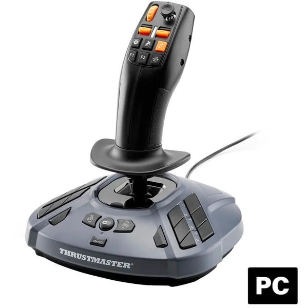 Thrustmaster SimTask FarmStick, Joystick (schwarz/blaugrau)