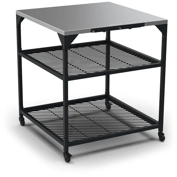 Ooni Modular Table V2 Large UU-P2F100, Untergestell (schwarz/edelstahl, für Ooni Pizzaofen samt Zubehör)