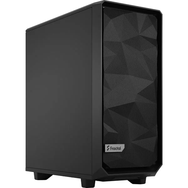Fractal Design Meshify 2 Compact Black Solid, Tower-Gehäuse (schwarz)