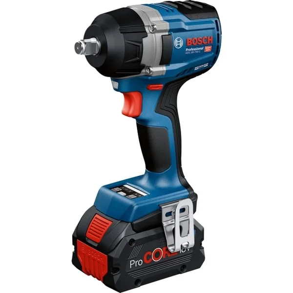 Bosch Professional Akku-Schlagschrauber GDS 18V-750 C Professional, 18Volt (blau, 2x Akku ProCORE18V 8,0Ah, Bluetooth, in L-BOXX)