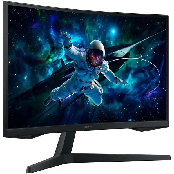 Samsung Odyssey G5 S27CG554EU, Gaming-Monitor (68 cm (27 Zoll), schwarz, QHD, VA, Curved, DP, HDMI, 165Hz Panel)