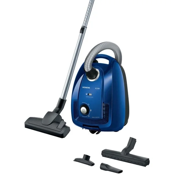 Siemens iQ300 VSC3320, Bodenstaubsauger (blau/schwarz)