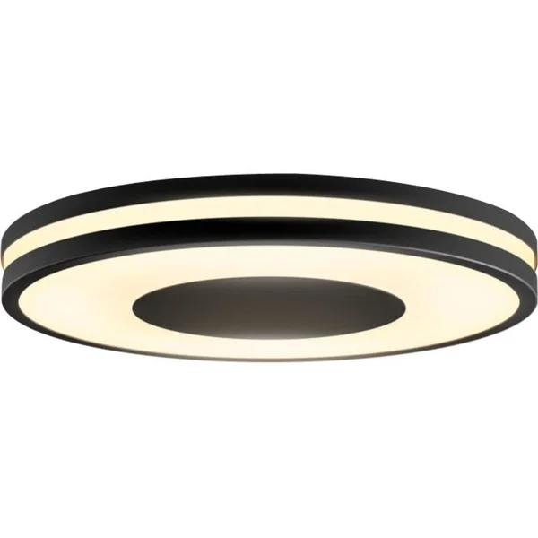 Philips HUE White Ambiance Deckenleuchte Being, LED-Leuchte (schwarz, inkl. Dimmschalter)