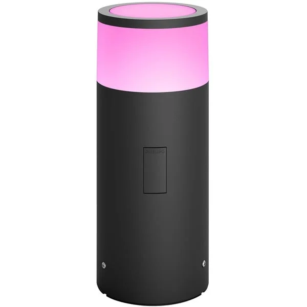 Philips HUE White & Color Ambiance Calla Sockelleuchte, LED-Leuchte (schwarz, Erweiterung)