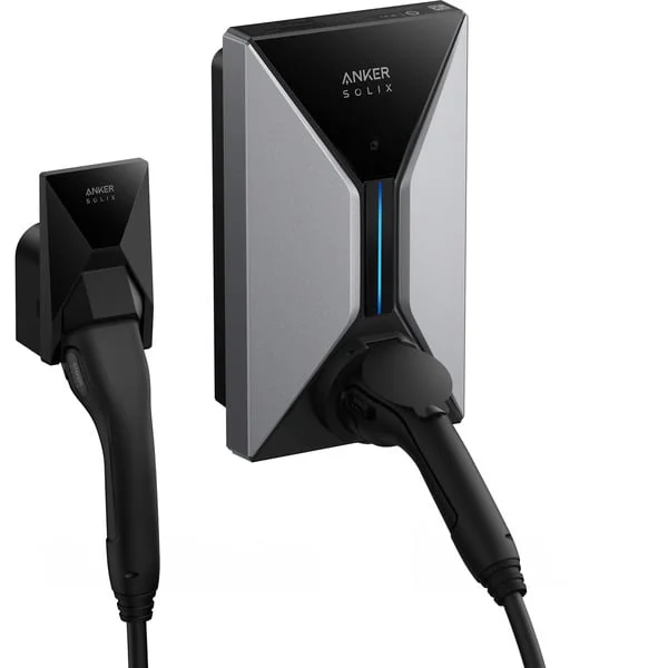 Anker SOLIX V1 Wallbox 11KW, 16A 3-phasig (schwarz/grau, ohne Kabel, mit Typ2-Ladebuchse)