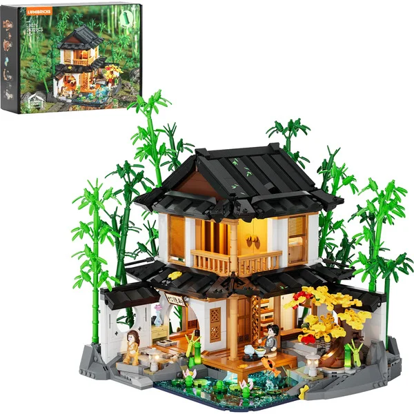 Lumibricks Bambushaus, Konstruktionsspielzeug