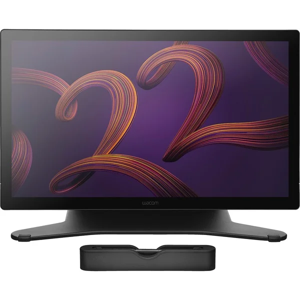 Wacom Cintiq Pro 22 mit Stand, Grafiktablett (schwarz, UltraHD/4K, USB-C)