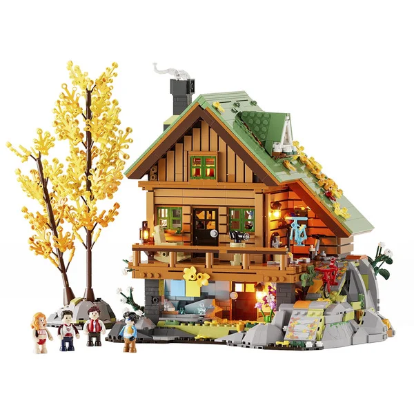 Lumibricks Berghütte , Konstruktionsspielzeug