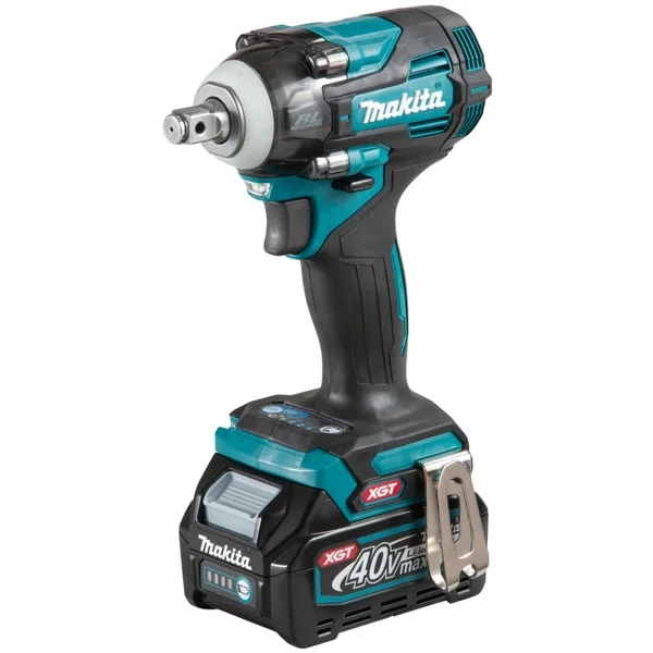 Makita Akku-Schlagschrauber TW004GD201 XGT, 1/2", 40Volt (blau/schwarz, 2x Li-Ion Akku 2,5Ah, im MAKPAC Gr.2)