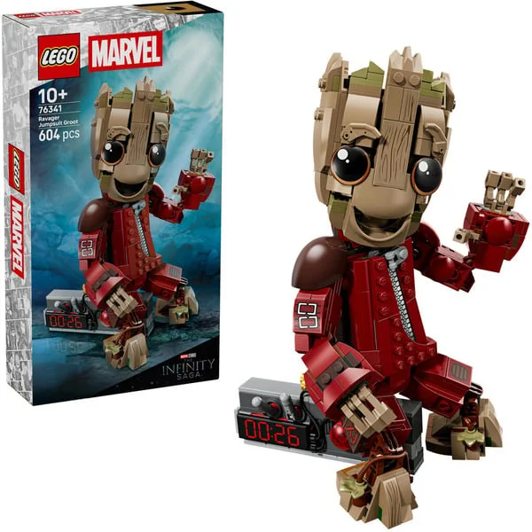 LEGO 76341 Marvel Super Heroes Groot im Ravager-Outfit, Konstruktionsspielzeug