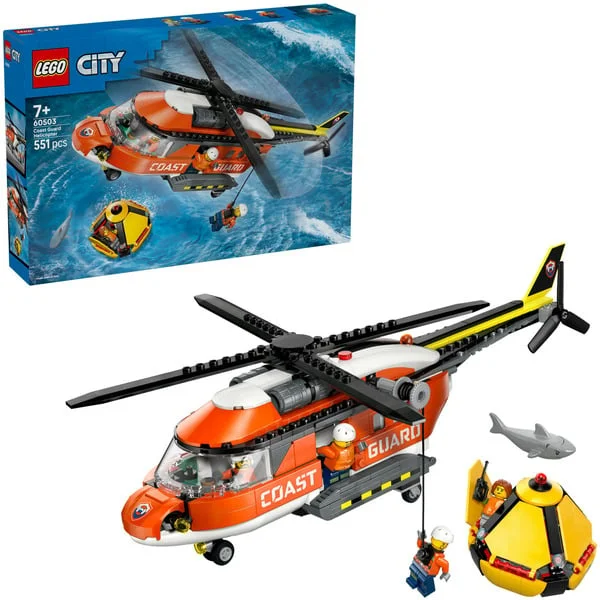 LEGO 60503 City Hubschrauber der Küstenwache, Konstruktionsspielzeug