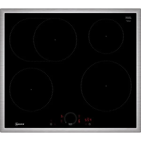 Neff T56SHF1L0 N 70, Autarkes Kochfeld (schwarz/edelstahl, 60 cm)