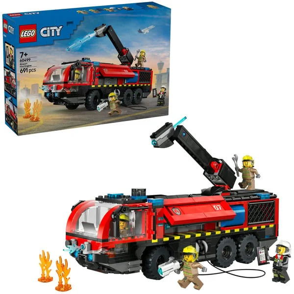 LEGO 60499 City Flughafenlöschfahrzeug, Konstruktionsspielzeug