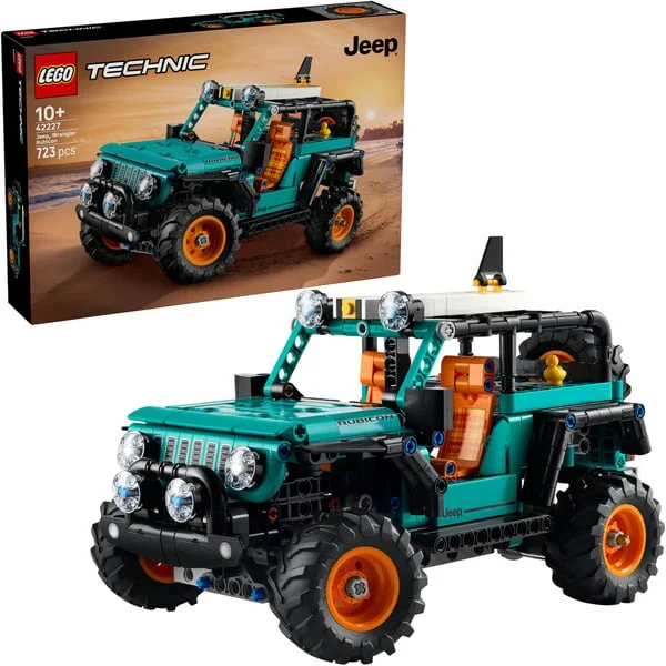 LEGO 42227 Technic Jeep Wrangler Rubicon Geländewagen, Konstruktionsspielzeug