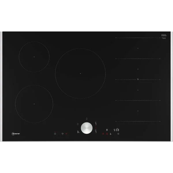 Neff T68TTV4L0 N 90, Autarkes Kochfeld (schwarz/edelstahl, 80 cm)