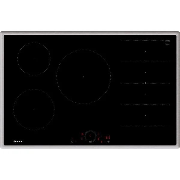Neff T68SHV4L0 N 70, Autarkes Kochfeld (schwarz/edelstahl, 80 cm)
