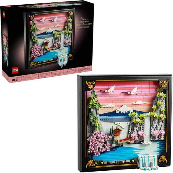 LEGO 31218 Art Japanische Kirschblütenlandschaft, Konstruktionsspielzeug