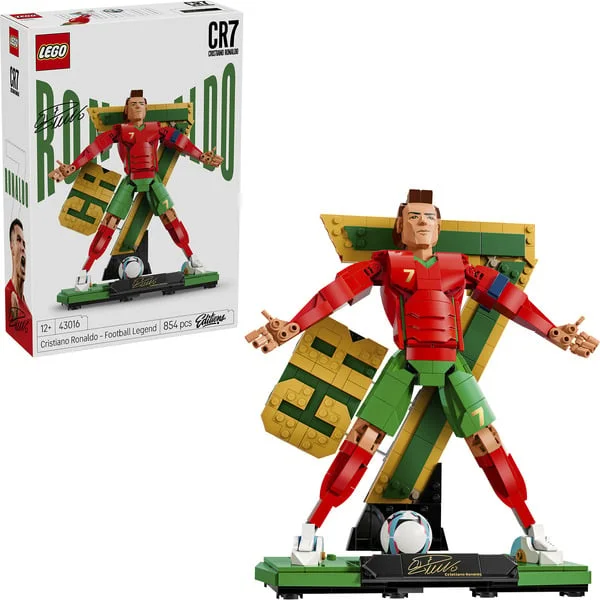 LEGO 43016 Editions Cristiano Ronaldo - Fußballlegende, Konstruktionsspielzeug
