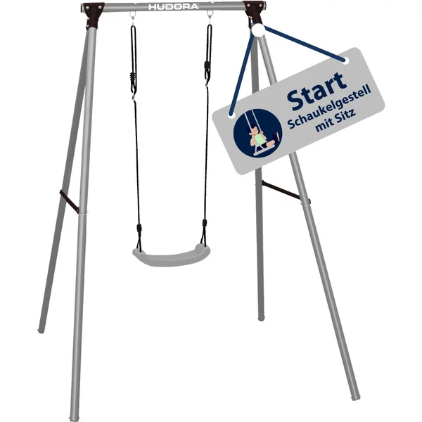 HUDORA Start Schaukelgestell (grau/türkis)