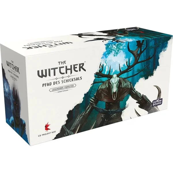 Asmodee The Witcher: Pfad des Schicksal - Legendäre Monster, Brettspiel (Erweiterung)