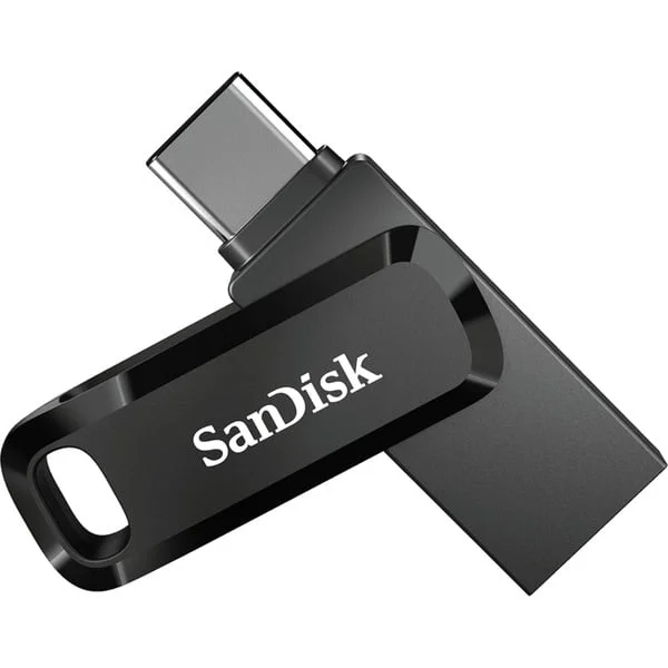 SanDisk Ultra Dual Drive Go 256 GB, USB-Stick (schwarz, USB-A 3.2 Gen 1, USB-C 3.2 Gen 1)
