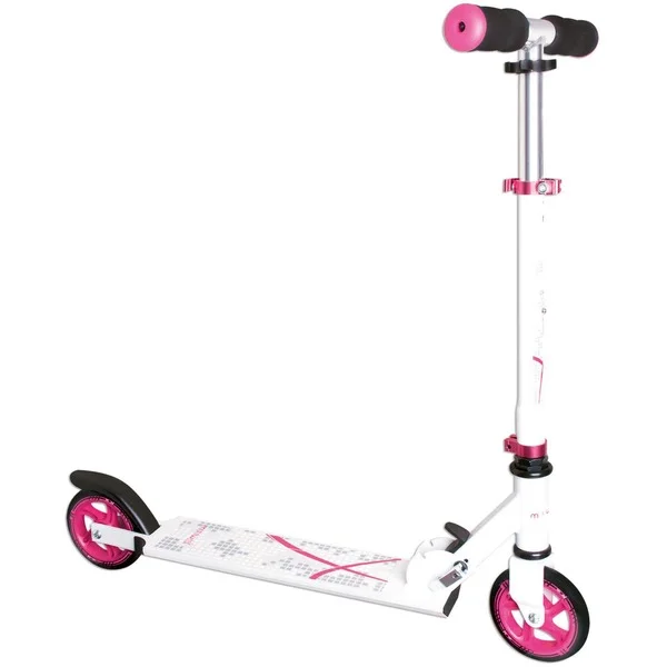 Muuwmi Aluminium Scooter 125 mm (weiß/pink)