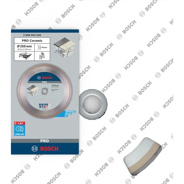 Bosch Professional PRO Ceramic Diamant-Trennscheibe, Ø 250mm (Bohrung 30mm / 25,4mm)