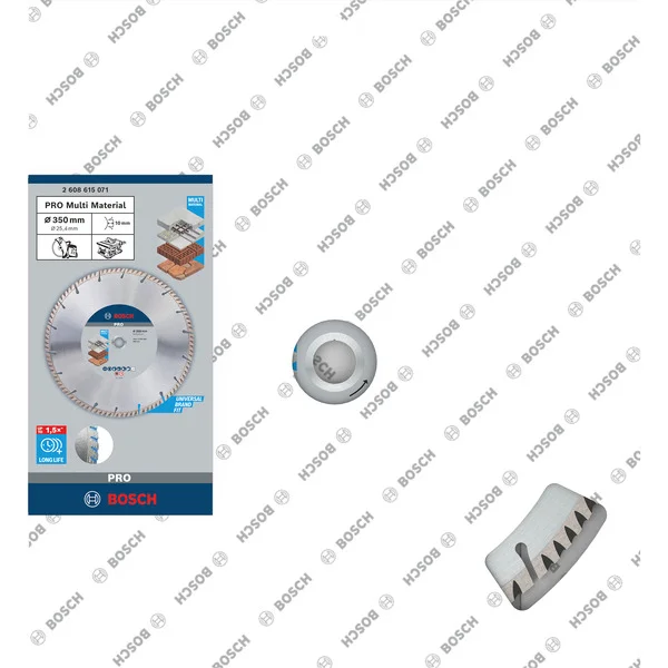 Bosch Professional PRO Multi Material Diamant-Trennscheibe, Ø 350mm (Bohrung 25,4mm)