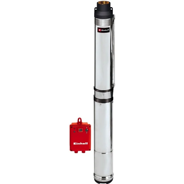 EINHELL Tiefbrunnenpumpe GC-DW 1300 N, Tauch- / Druckpumpe (edelstahl/schwarz, 1.300 Watt)