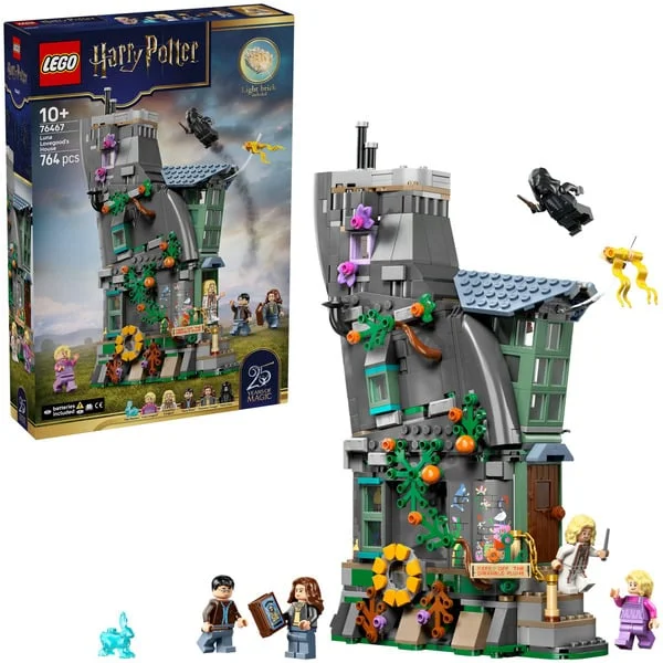 LEGO 76467 Harry Potter Luna Lovegoods Haus, Konstruktionsspielzeug