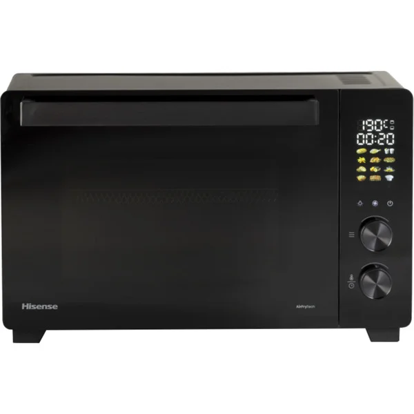 Hisense Miniofen HOM30AF , Mini-Backofen (schwarz, 1.800 Watt, 30 Liter)