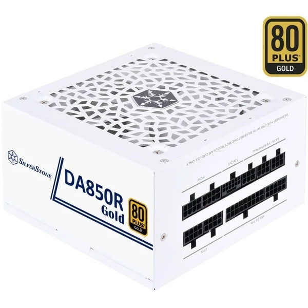 SilverStone SST-DA850R-GMA-WWW, PC-Netzteil (weiß, 1x 12-Pin ATX3.0, 4x PCIe, Kabel-Management, 850 Watt)