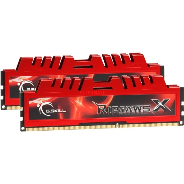G.Skill DIMM 8 GB DDR3-1600 (2x 4 GB) Dual-Kit, Arbeitsspeicher (F3-12800CL9D-8GBXL, RipjawsX, Lite Retail)