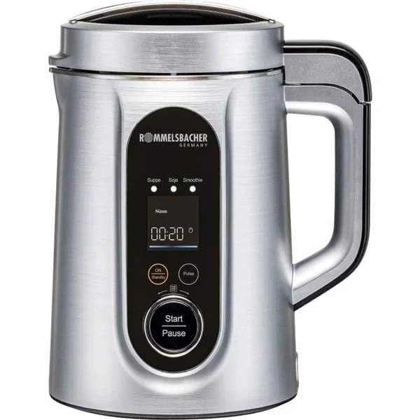 Rommelsbacher Suppen und Veggie Drink Maker SVD 1400 Vera (edelstahl/schwarz, 1.400 Watt, 1,3 Liter)