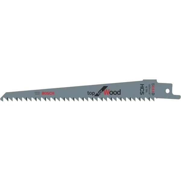 Bosch Professional Säbelsägeblatt S 644 D Top for Wood, 100 Stück (Länge 150mm)