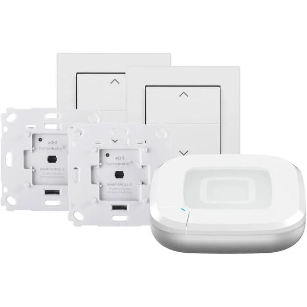 Homematic IP Starter Set Rollladensteuerung (HmIP-SK29), Steuermodul (für alle gängigen Rohrmotoren)