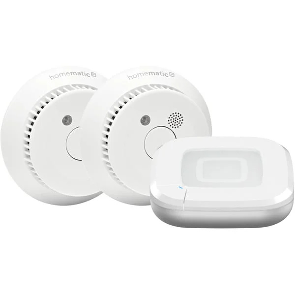 Homematic IP Smart Home Starter Set Rauchwarnmelder (HmIP-SK27) (1x Access Point 2, 2x Rauchwarnmelder)