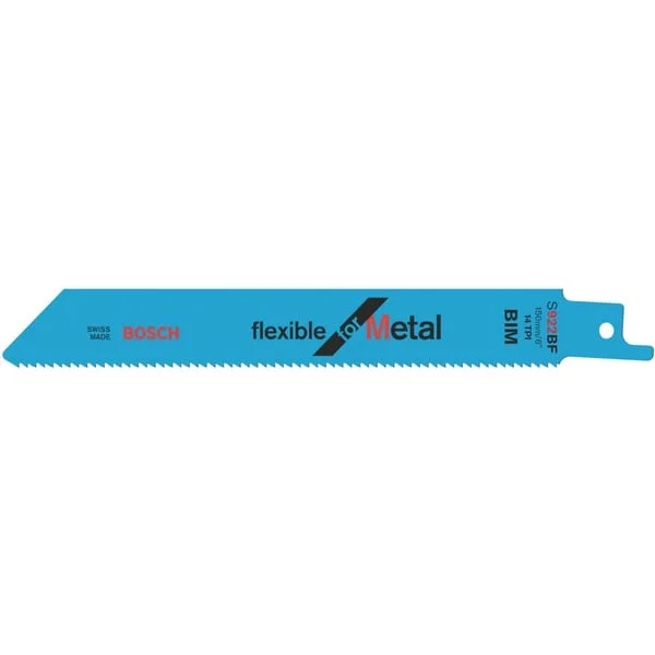 Bosch Professional Säbelsägeblatt S 922 BF Flexible for Metal, 25 Stück (Länge 150mm)