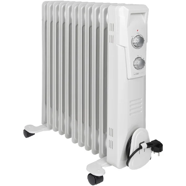 Clatronic Ölradiator RA 3737 (weiß, 11 Heizrippen)