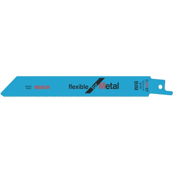Bosch Professional Säbelsägeblatt S 922 EF Flexible for Metal, 100 Stück (Länge 150mm)