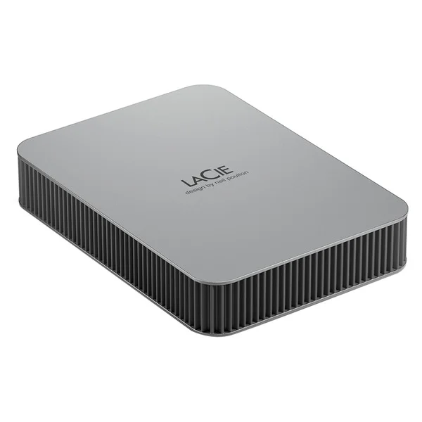 LaCie Mobile Drive Secure 4 TB, Externe Festplatte (grau, USB-C 3.2 (5 Gbit/s))